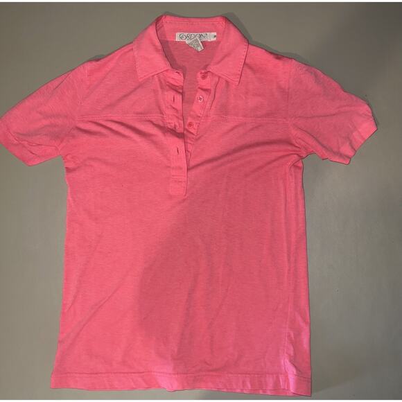 Gordon Of Philadelphia Women’s 4 Button Polo Size SM Pink - Picture 3 of 4